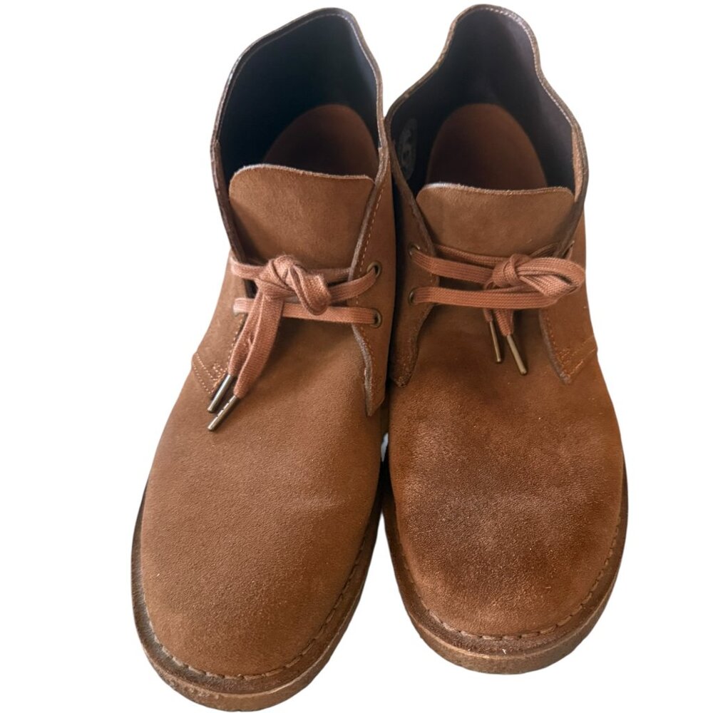 Clarks Men's Suede Desert Boot Acorn Brown 12 US